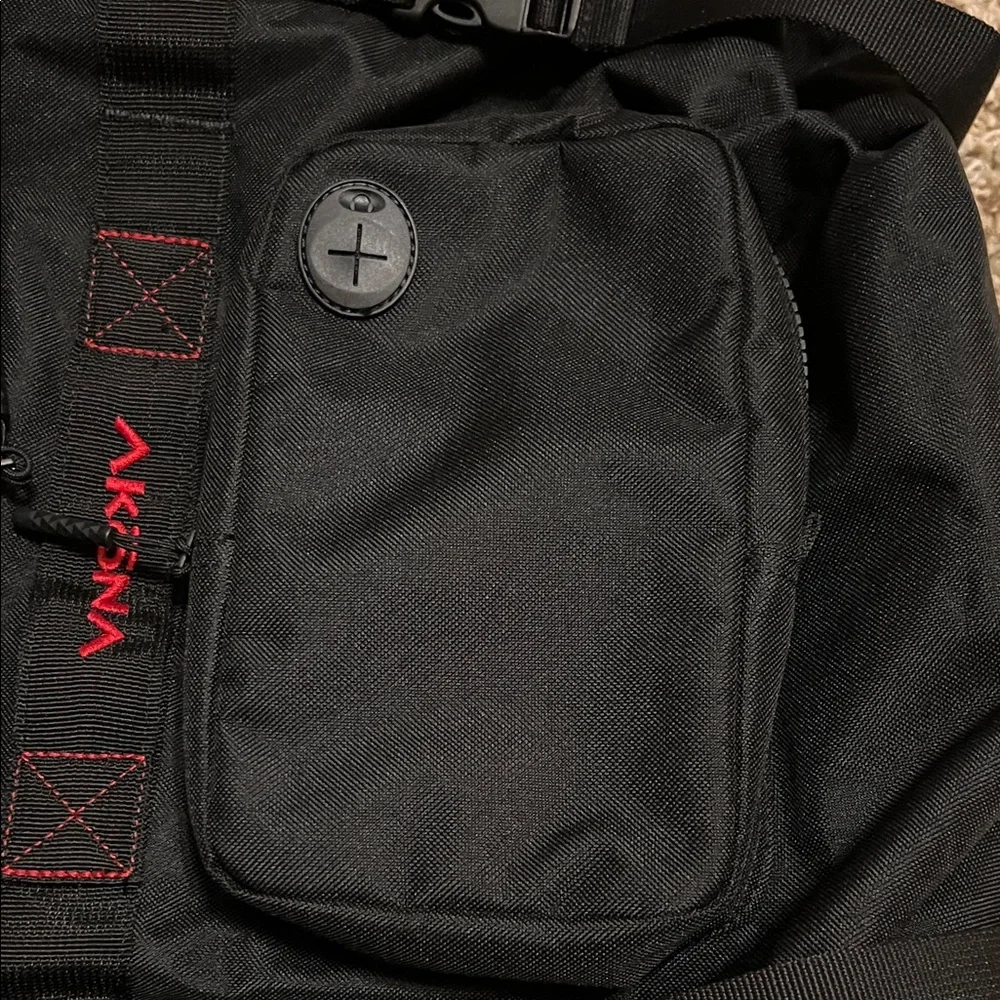 ❤️4/$10 Akona Backpack in Black and Red - Picture 6 of 10